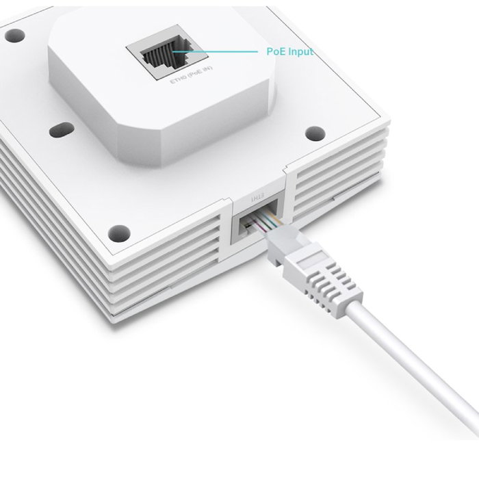 TP-Link Omada EAP650-Wall AX3000 Wi-Fi 6 Punto de Acceso de Pared Blanco